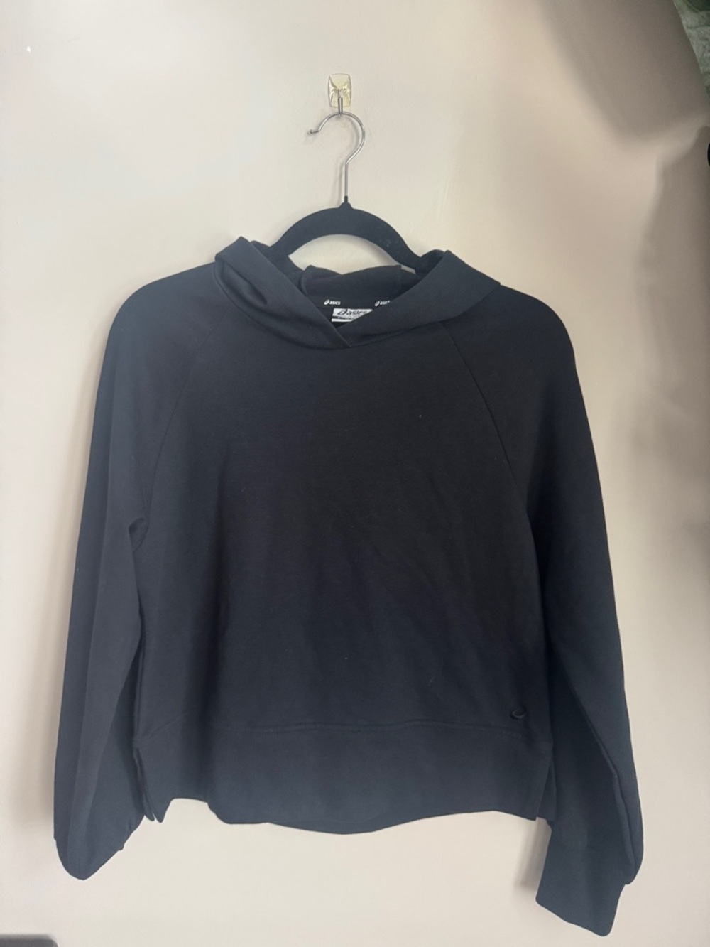 Asics Black Women's Hooded Pullover Sweatshirt